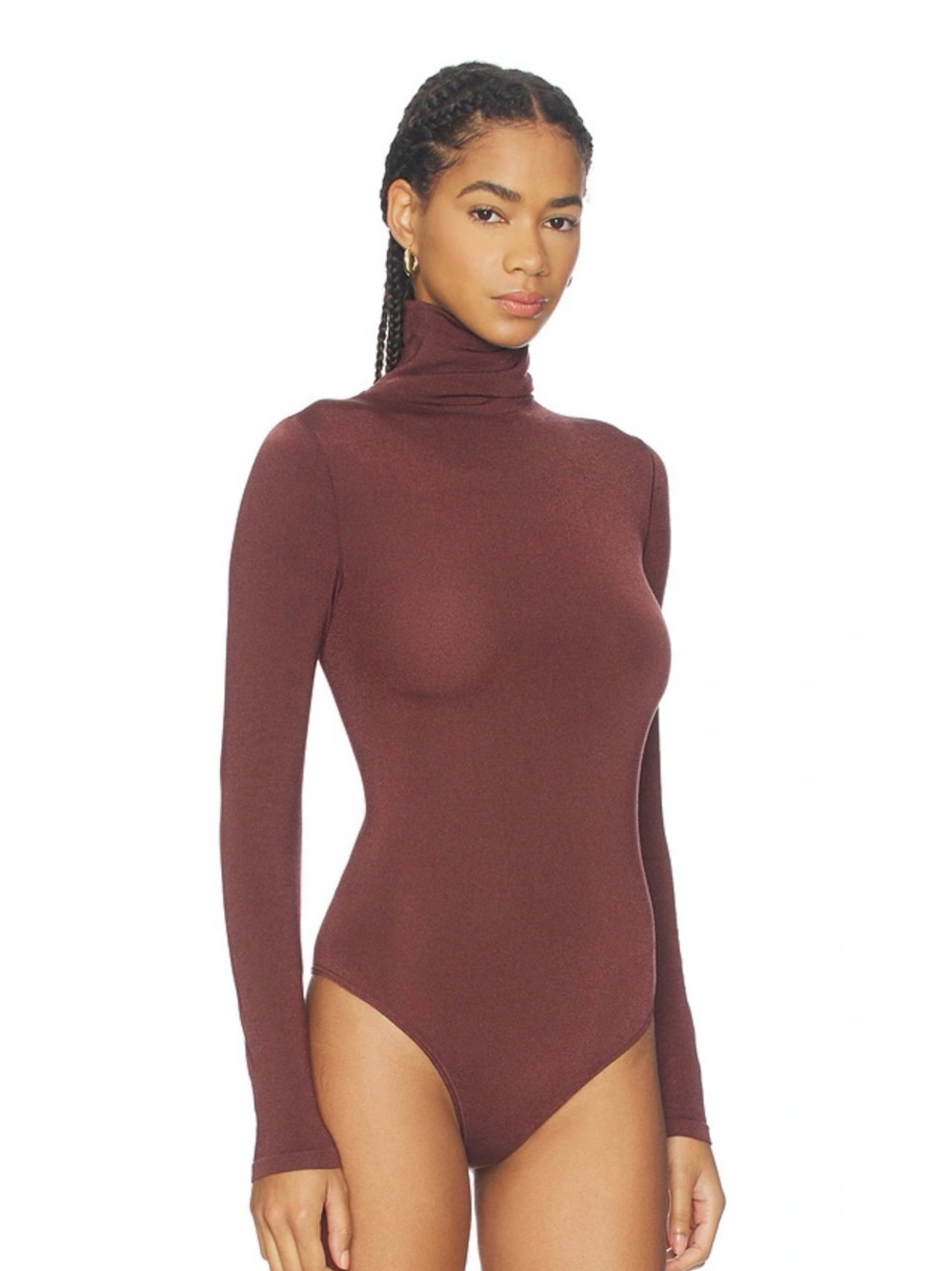 Wolford Colorado String Bodysuit Dark Brown Chocolate M